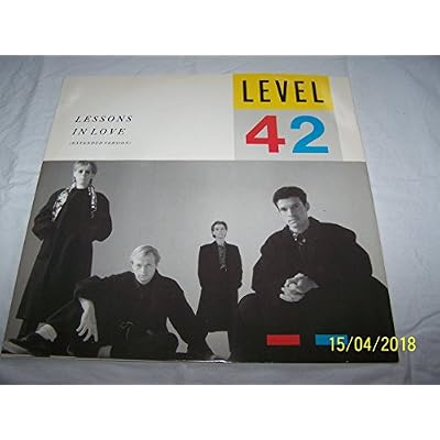 LEVEL 42 lessons in love EXTENDED VERSION POSPX790 12" 3 TRACK SINGLE