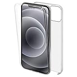 For iPhone 12 Case, iPhone 12 Pro Case [6.1 Inch] Transparent Full Body Crystal Clear Front and Back 360 Degree Protective Phone Cover (Clear) - Image 1