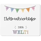JUNIWORDS Mauspad Mousepad, Bester Elektronikverkäufer der Welt (5696846)