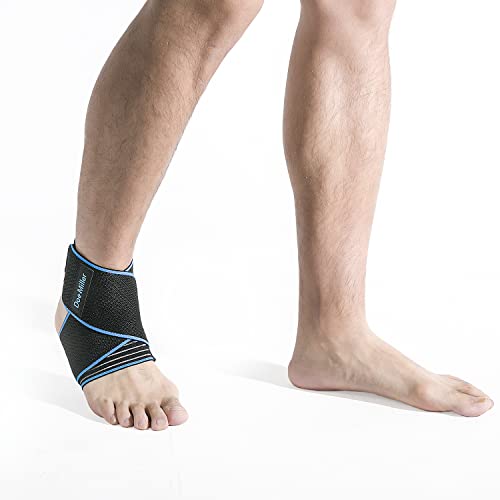 Doc Miller Ankle Brace For Women & Men – Adjustable Compression Ankle Brace Wrap – Ankle Support Brace For Plantar Fasciitis, Achilles Tendon, Minor Sprains, Ankle Wrap One Size #TOP7