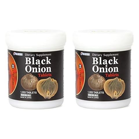Umeken Black Onion - Fermented Concentrate with Quercetin, Antioxidant, Dietary Supplement, 1333 Count Tablets, 2 Pack Cover