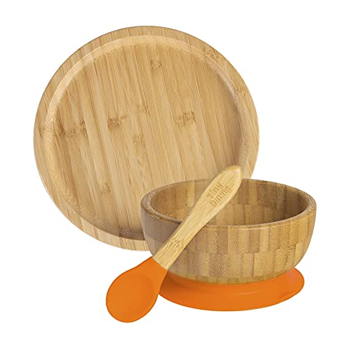 Tiny Dining Conjunto de Cena Redonda de succión de bambú Cover