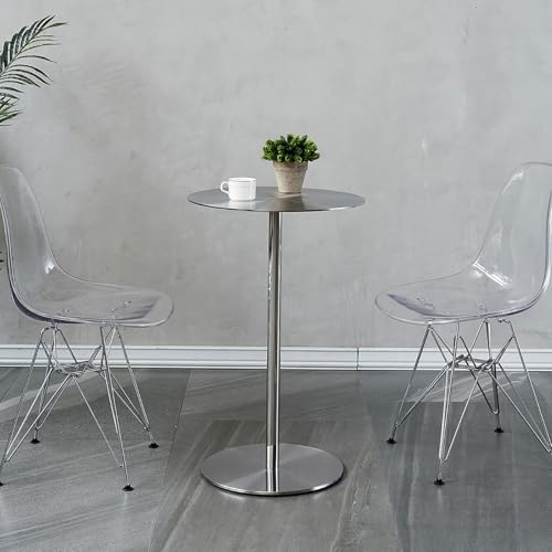 Grand comptoir de hauteur rond 105cm idéal pour optimiser les petits studios - 7