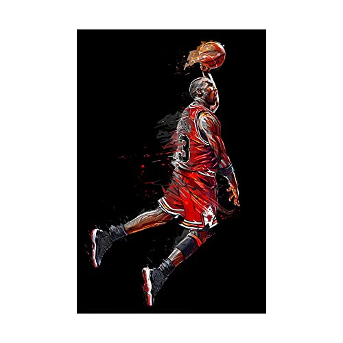 Peintures Michael Jordan grand format pour décorer un salon