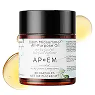 APoEM Renew Facial Serum Capsules (60 CT) – Anti-Aging Oil-Based Skincare with Rosehip Oil, Musk Rose, & Damask Rose | Enhances Elasticity, Reduces Wrinkles, Nourishes & Moisturizes (0.81 Fl Oz)