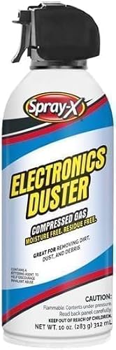 Spray X Compressed A'ir Duster for Electronics, 10 oz(1 Pack)