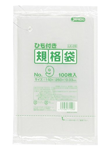 LD規格袋0.03mm厚 No.9紐付き