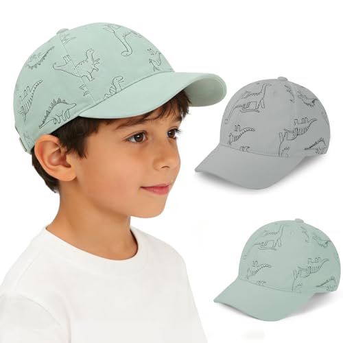 YMYDYFC Dinosaur Baseball Hat for Toddlers & Kids - Sun Cap for Baby Boys & Girls Adjustable Toddler Sun Hats