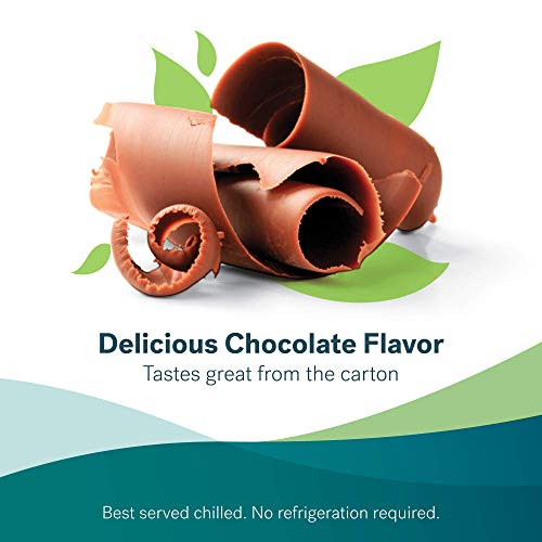 Kate Farms Organic Nutrition Shakes, Vegan Nutrient Dense Meal Replacement Drinks, Protein Shake or Supplemental Snack, Made Without Gluten, Soy, Dairy, or Corn (Chocolate, Case of 12)