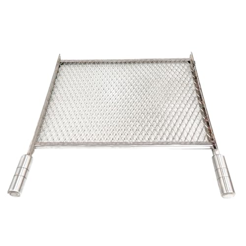 LAURINDOS, Grelha Churrasco Inox 40x60 Tela Chapa Expandida Sem Emenda