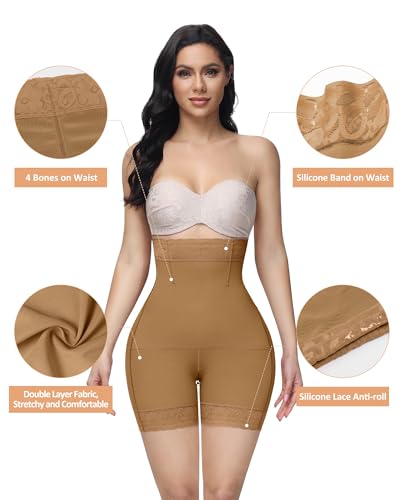 Image of SHAPSHE Butt Lifting Shapewear Tummy Control Shorts Fajas Colombianas Shapewear Shorts Compression Underwear Women