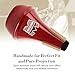 Denis Wick Straight Mute for Trumpet with Red Pure Coat Finish, 5504R - Hand-Spun Aluminum Mute with Natural Cork, Extra Focus & Projection, Reliable Intonation & Tight-Bell Fit -3.4 x 3.4 x 6 Inches