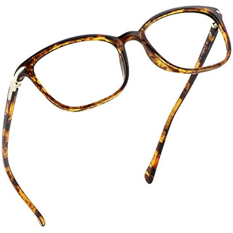LifeArt Blue Light Blocking Glasses, Anti Eyestrain, Computer Reading Glasses, Gaming Glasses, TV Glasses for Women and Men, Anti Glare (Tortoise, No Magnification) Cover