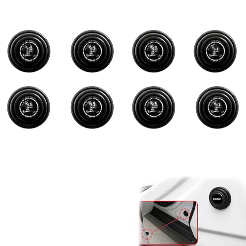 Image of 8Pcs Car Shock Absorber Protector Rubber Guard Pads for Shock Absorption Compatible for Slavia, Kushaq, Kodiaq, Kylaq, Superb, Rapid, Octavia, Fabia, Laura, Karoq
