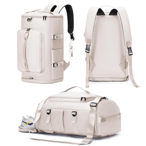 Image of MIYCOO Gym Bag with Shoes Compartment, Duffle Bag, Backpack with Wet Pocket