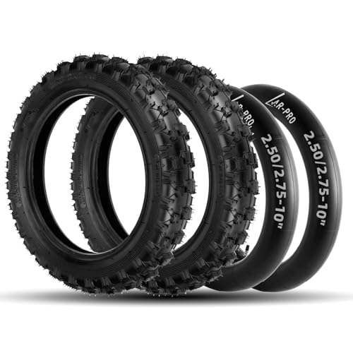 (2 Set) 2.5-10' Off-Road Tire and Inner Tube Set -...
