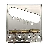  GOTOH BS-TC1 puente de guitarra estilo vintage \"In-Tune\", puente de latón para Fender Telecaster Bridge de repuesto