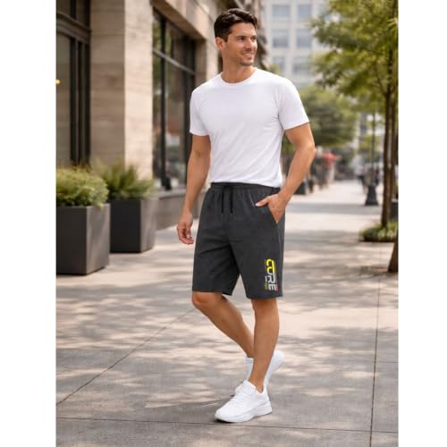 Image of KART BLACK Men's Regular Fit Shorts with Pocket /Casual Knit Shorts /Summer Shorts /Combo Pack of 2