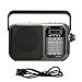 Yageking M-567BT Portable Radio, blueooth, FM AM SW, Rechargeable Battery, Support USB Playing, DSP Radio