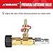 YAMATIC Adjustable Chemical Injector Kit, Downstream Injector Kit for Pressure Washer, M22-14mm Connectors, Soap Injector with Siphon Hose & Soap Nozzle,4500PSI