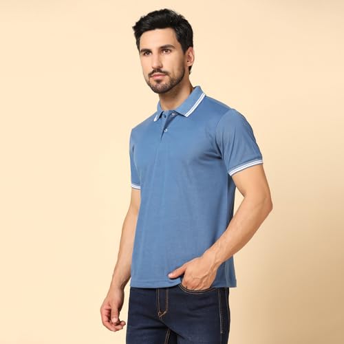 Image of INKKR Men's Solid Regular Fit T-Shirt