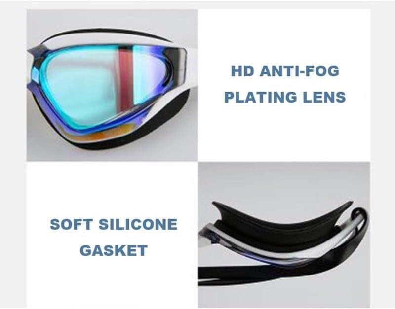 Gafas de Buceo Profesionales con Revestimiento antivaho, Resistentes al Agua y con Gel de sílice UV.