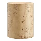 Modway EEI-6271-NAB Cosmos 16' Round Burl Wood Side Table, Natural Burl