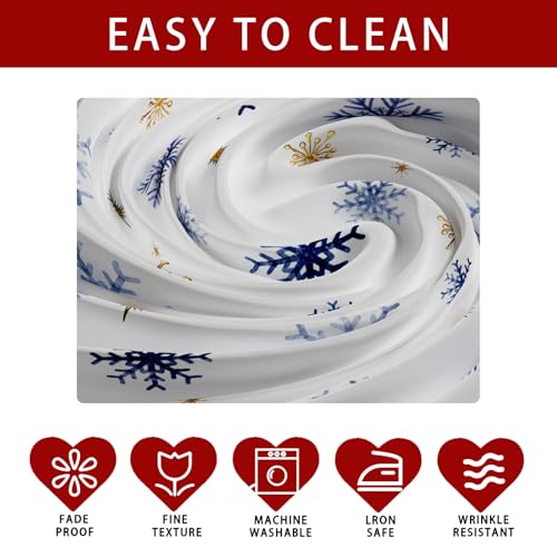 XCHI Christmas Gnomes Truck House Christmas Trees Tablecloth Rectangle Winter Table Coth Washable Table Covers for Indoor Dining Home Party Xmas Decorations 60x84 Inch – Image 5