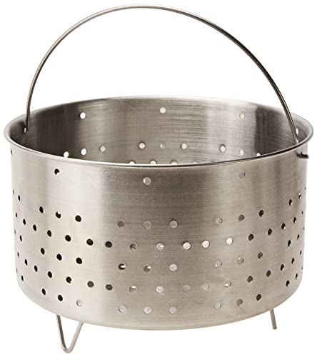 Panier Vapeur IBILI Noah – Acier Inox 18/10, Adaptable 20 à 24 Cm, Compatible Lave-vaisselle