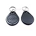 KINGONE 100pcs 26 bit Keyfobs Proximity Fob Works with Prox Key ISOProx 1346 1386 1326 H10301 Format Readers. Works with The vast Majority of Access Control Systems (Black)