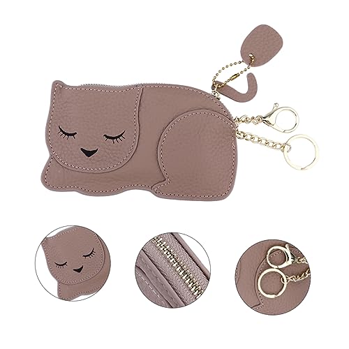 1Pc Adorable Mini Coin Purse Cute Cat Design Storage Bag for Lightweight Compact Durable Material for Daily Use and