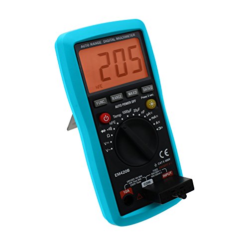 Allosun Digital Multimeter Continuity Diode Transistor Ac Dc Volt Battery Tester Dmm (Em420B) #TOP1