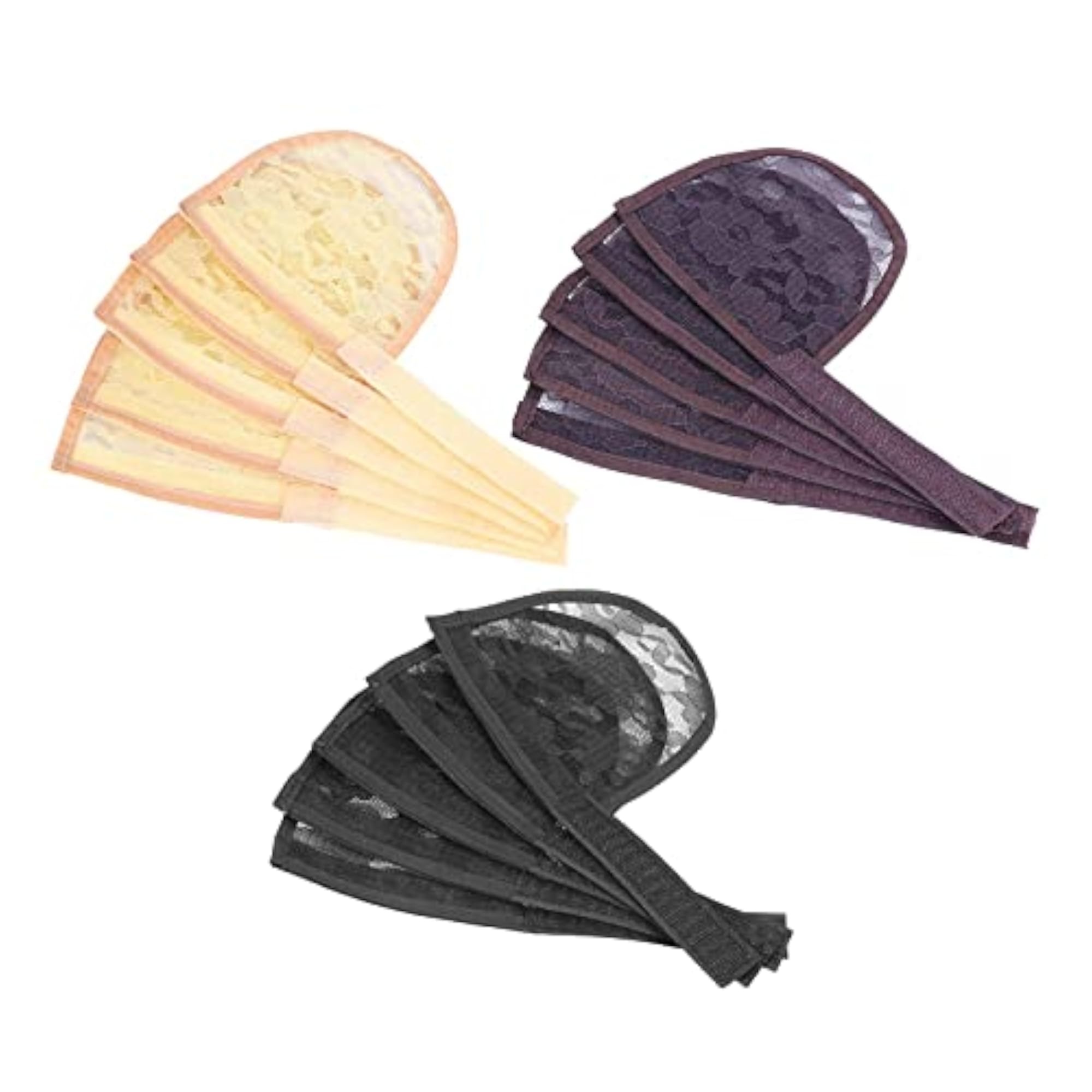 5Pcs Hair Net for Making Ponytail Weaving
