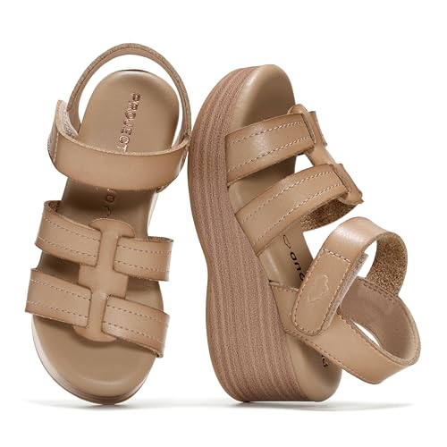 Image of Project Cloud Girls Sandals with Adjustable Buckle Wedge Sandals 2026