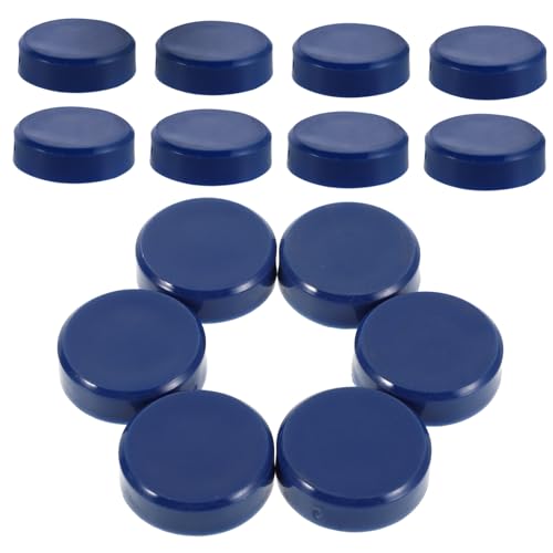 CIYODO 40 Piezas Imanes Redondos Pequeños para Frigorífico y Pizarra Blanca Color Azul Oscuro Discos Magnéticos para Cocina Oficina y Aula
