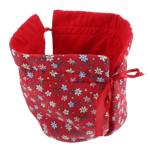 ABOOFAN Tea Cozy Handmade Cloth Kettle Cover Teapot Warmer Tea Water Kettle Cover Cork Cotton Printed Fabric