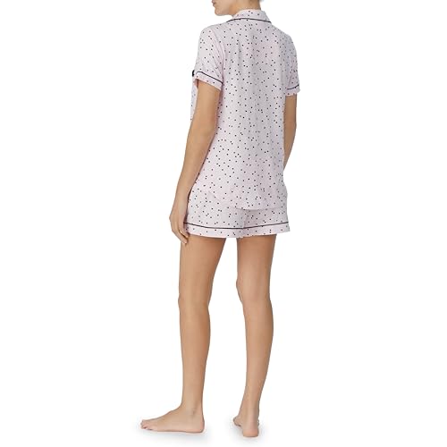 Image of kate spade new york Short Sleeve Knit Shorty Pj Set