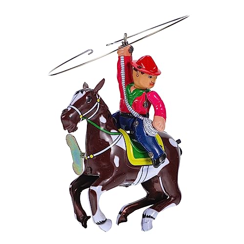 BCOATH Juguete De Cuerda Vaquero para Niños Juguete Educativo Compacto Figura De Vaquero Mecánico Adecuado para Fiestas Infantiles BCOATH Juguete De Cuerda Vaquero para Niños Juguete Educativo Compacto Figura De Vaquero Mecánico Adecuado para Fiestas Infantiles