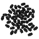 PartyKindom Bouchons Amortisseurs De Portière en Caoutchouc Souple 50 Pièces Universels Protection Anti-Vibrations Auto Absorbeurs De Choc pour Portières Et Coffres Usage Automobile