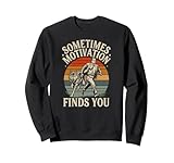 Funny Retro Motivational Humor Design Running Wolf
