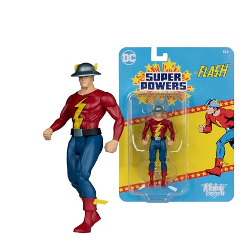 McFarlane Toys - DC Super Powers The Flash (Jay Garrick) Figura de acción de 4.5 pulgadas