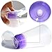 Acetone Pump Dispenser Push Down Pump Dispenser Lockable Alcohol Dispenser Bottle 2 Packs 180ml One-Touch Pump Dispenser Empty Bottle For Alcohol,Acetone,Nail PolishToner ect. (2 packs 180ml)