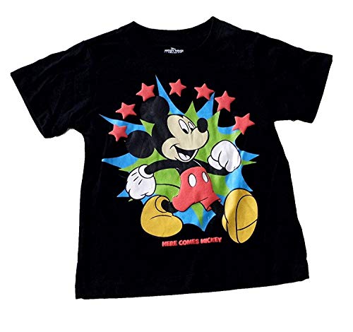 T-shirt Mickey Mouse Disney noir manches courtes vêtement enfant 4 ans taille 4T