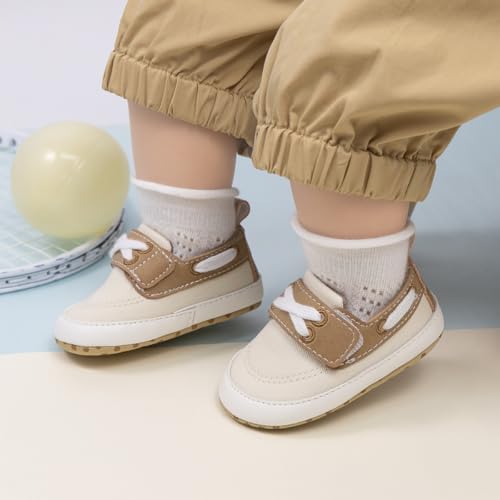 Image of Infant Baby Boys Girls Canvas Sneaker Toddler Slip On Anti Skid Newborn First Walkers Candy Shoes for 0-18 Months