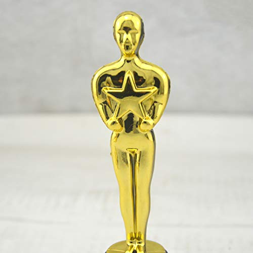 STOBOK Golden Award Trophys Reward Prizes for Award Ceremony's or Party Gifts, pacote com 10