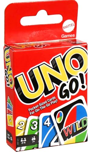 UNO GO! Pocket-Sized Cards for On The Go Play Mini...