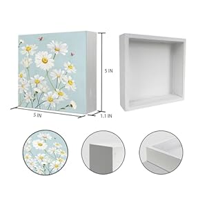Springdaisybluewoodenboxsignsummerdecorationsforhomerusticwoodblockplaquefortabletopshelfdecordaisygiftsforwomenhomeaccessoriesdecor5x5inch Urban Country Home Decor Spring daisy blue wooden box sign summer decorations for homerustic wood block plaque for tabletop shelf decordaisy gifts for womenhome accessories decor 5 x 5 inch urban country home decor