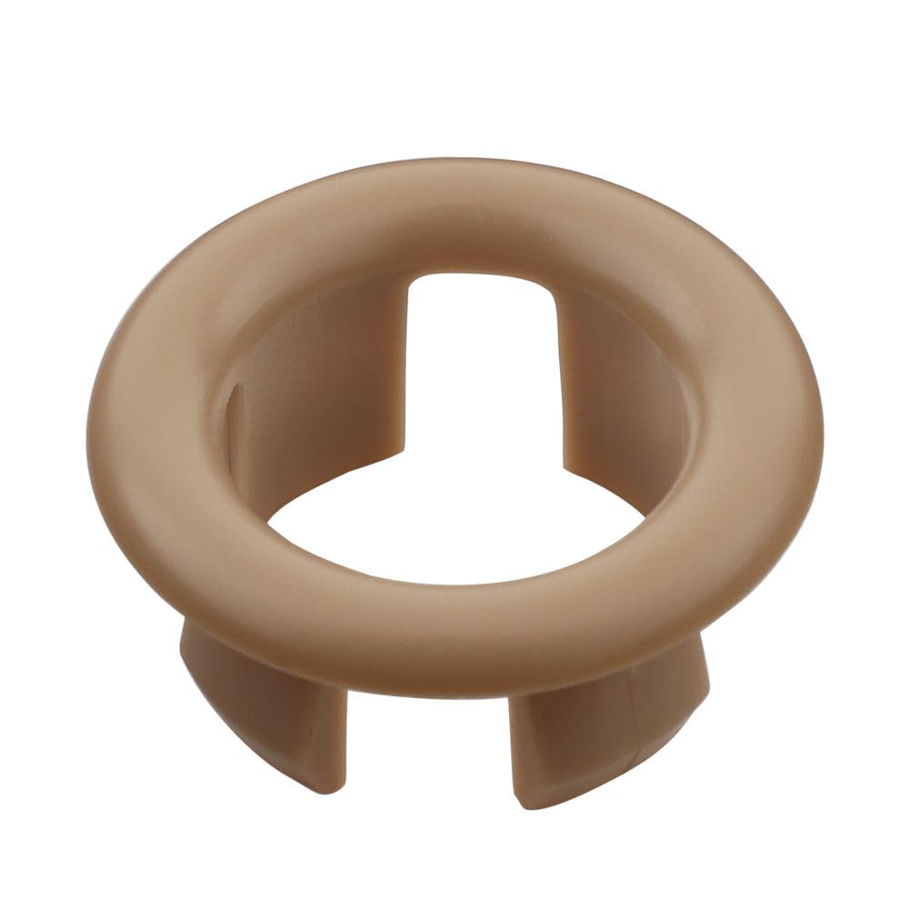 Milano Sand Elements Bathroom Basin Sink Round Overflow Ring