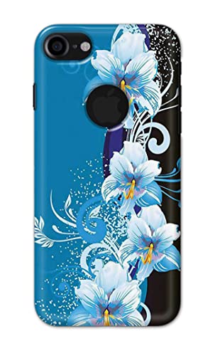 Image of PRINTFIDAA Beautiful Floral Design Printed Designer Hard Case for Apple iPhone 7 Logo (4.7 inch) / iPhone 8 Logo (4.7 inch), A1778, A1660 Back Cover -(e) RPM1006
