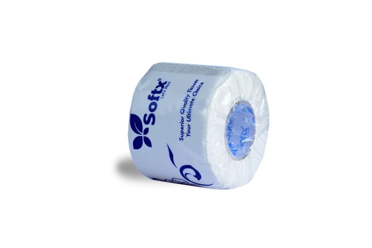 SOFTX Semi Virgin Paper 2 Ply Premium Toilet Paper Tissue Rolls | Soft Toilet Paper Rolls - 440 Pulls Per Roll (White, Pack of 3) (B0CXSZYZRL) Amazon Price History, Amazon Price Tracker